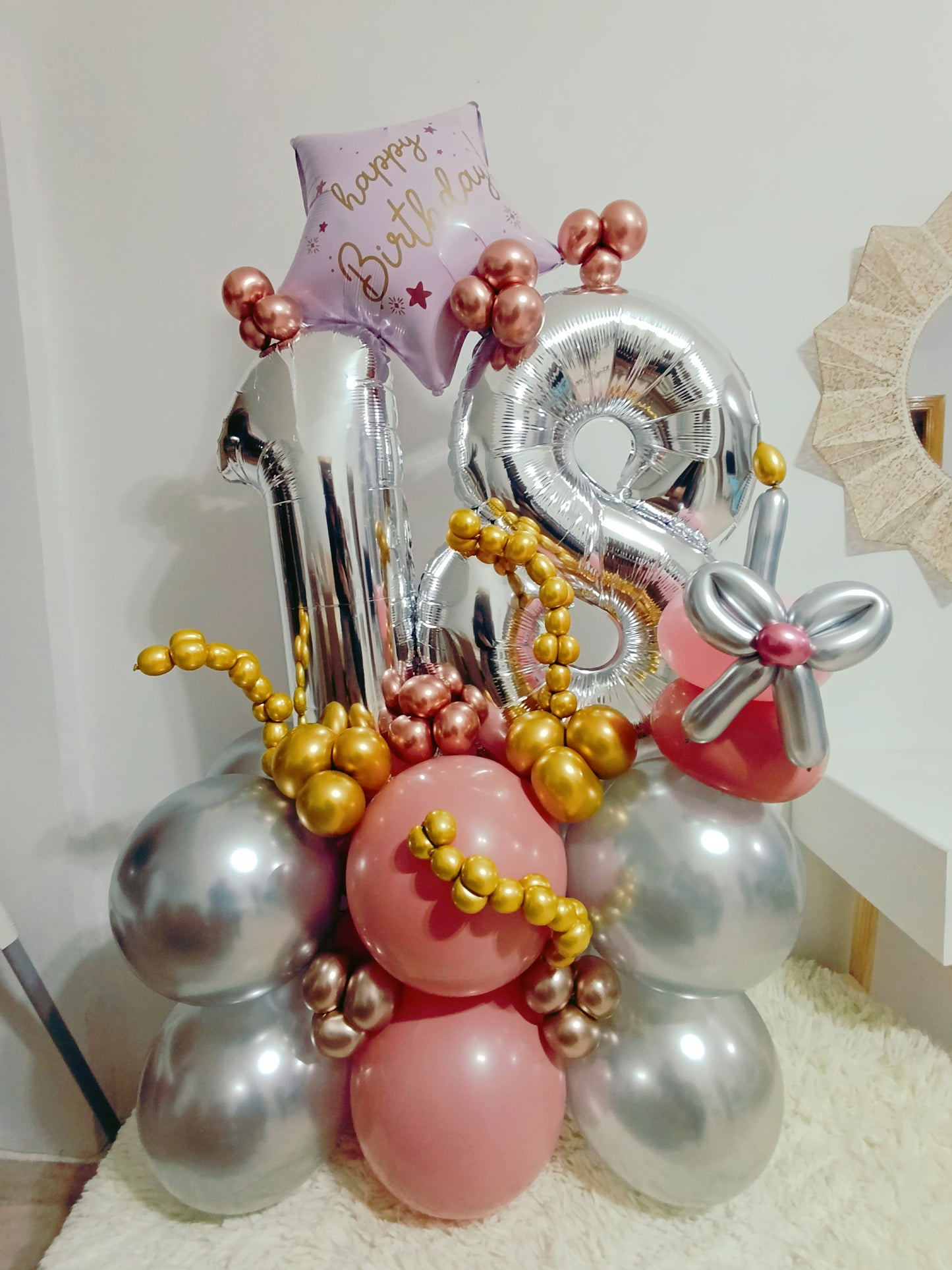 ''sweet 18 balloons''