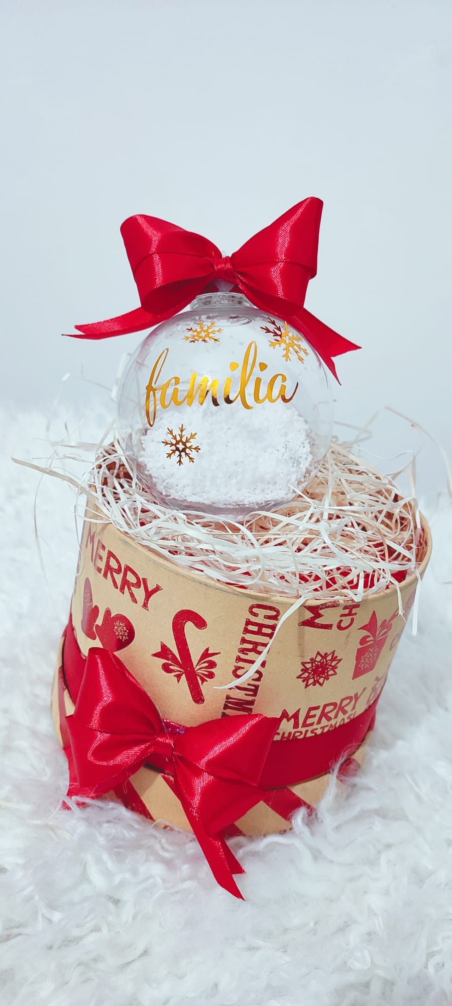 Bolas navideñas acrílicas
