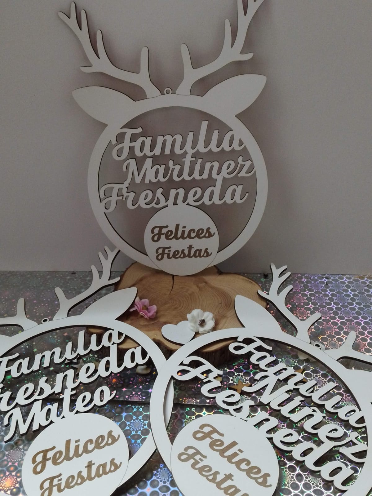 Letrero personalizado navidad
