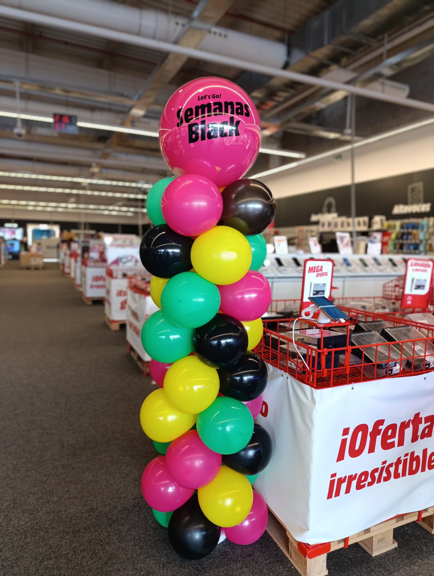 Columna globos