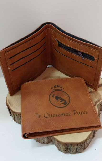 Carteras personalizadas con texto