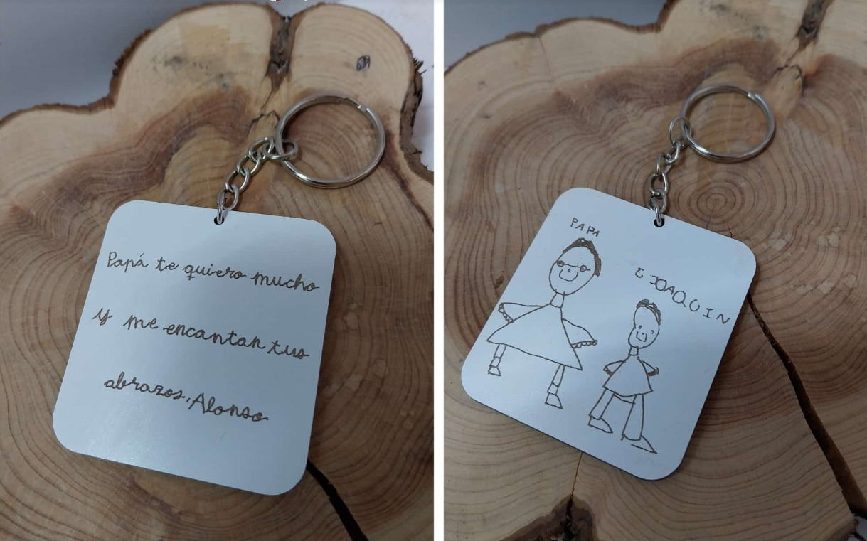 Llavero grabado personalizado