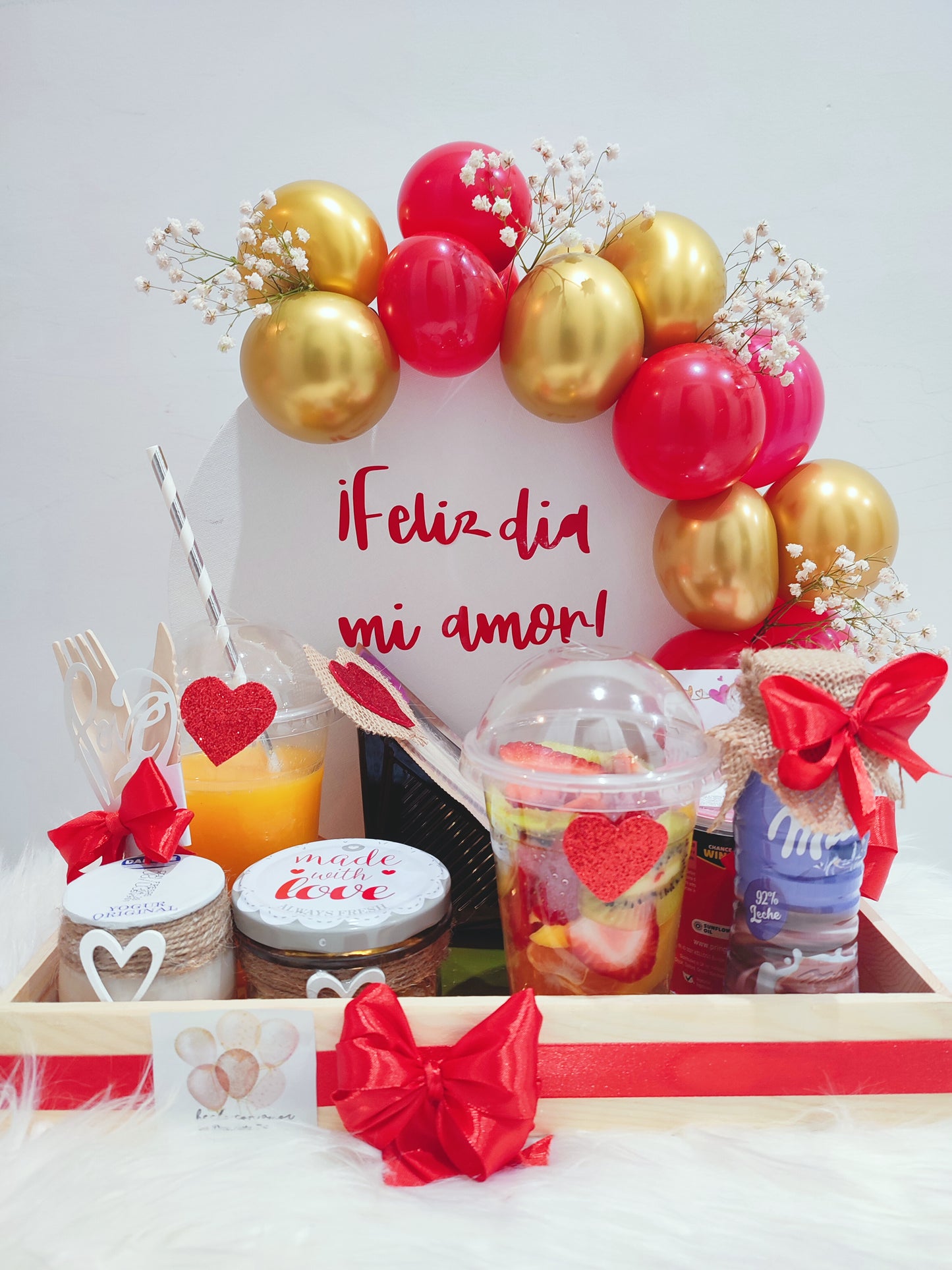 Desayuno sorpresa ''Buenos días mi amor''